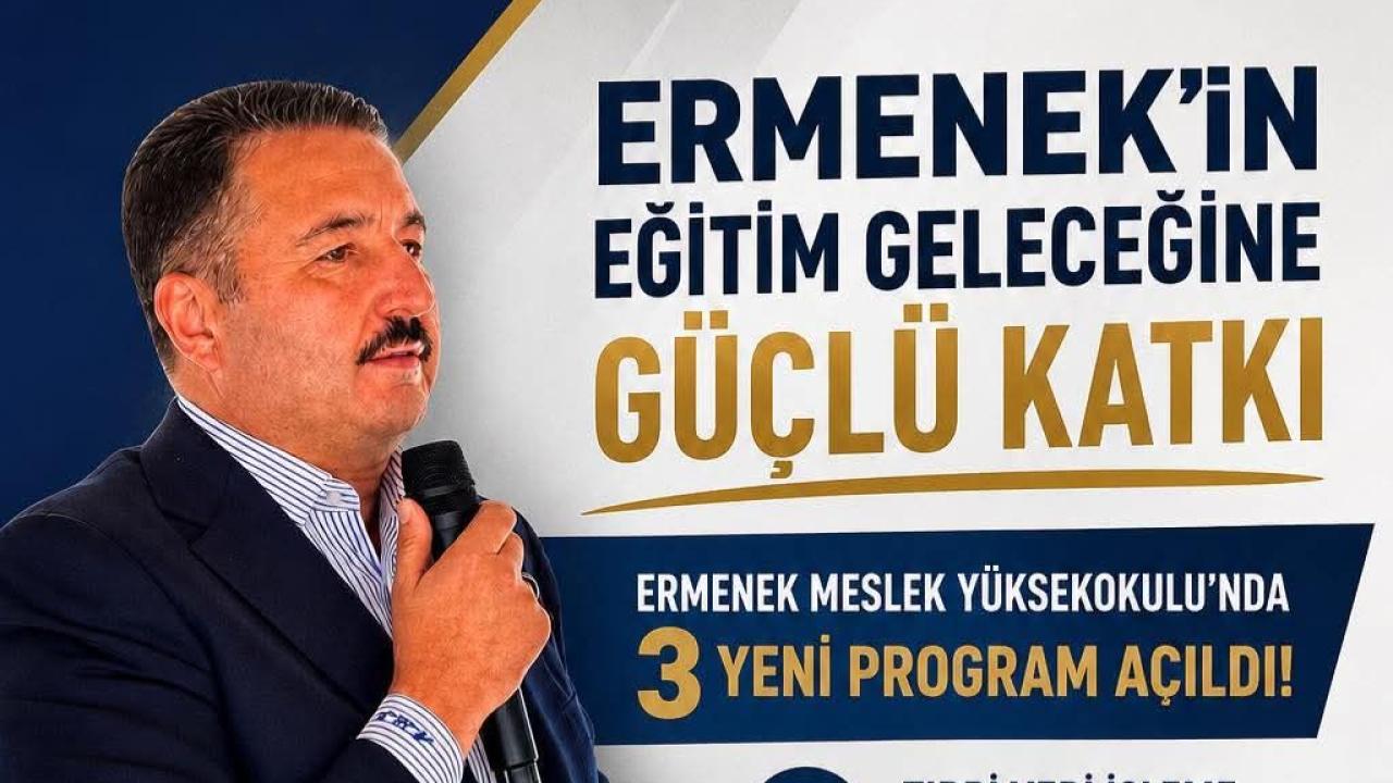 Ermenek’in Eğitim Geleceğine Güçlü Katkı