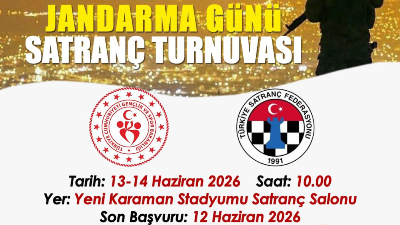 Jandarma Günü Satranç Turnuvası Düzenlenecek