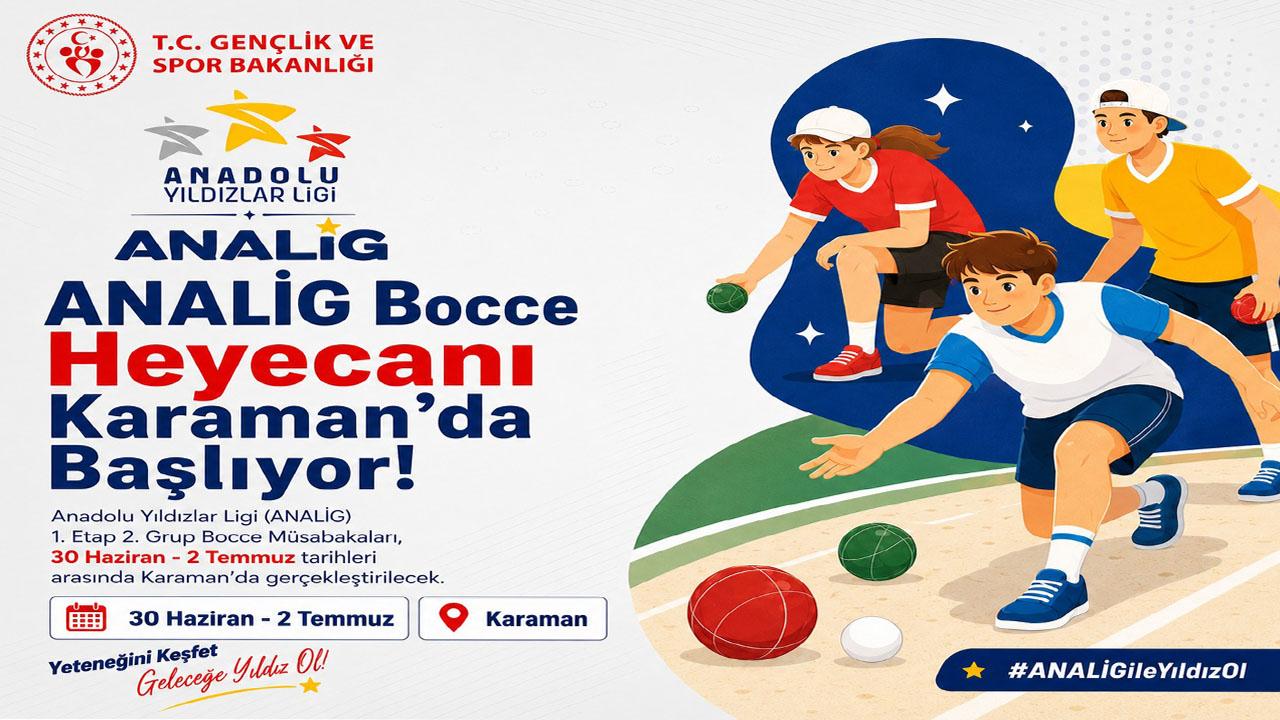 Karaman, Analig Bocce 1. Etap 2. Grup Müsabakalarına Ev Sahipliği Yapıyor