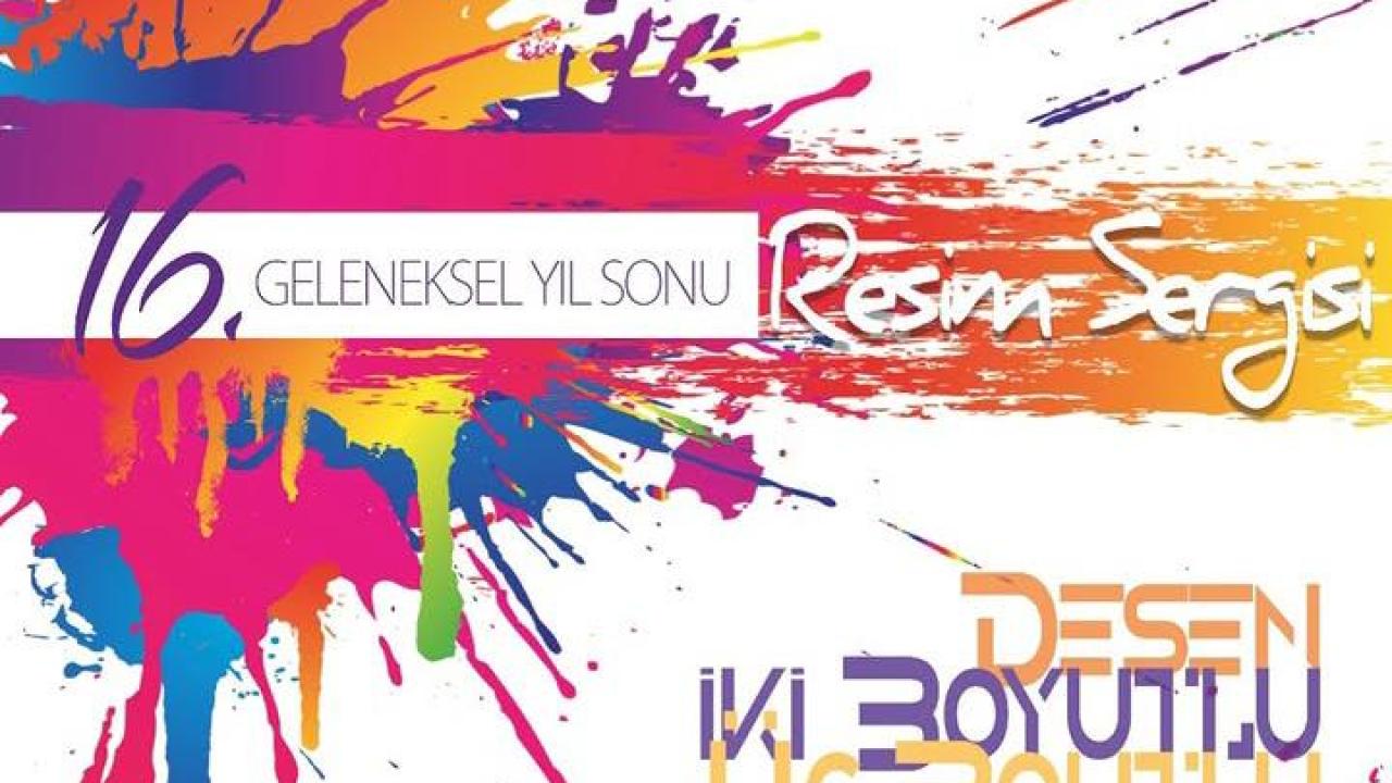 Karaman Güzel Sanatlar Lisesi'nden Yıl Sonu Resim Sergisi