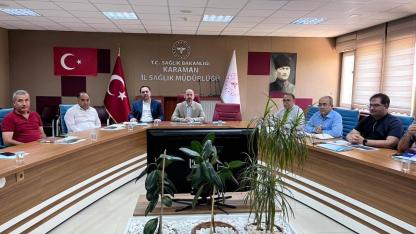 Karaman’da Sağlık Hizmetleri Haziran Ayı Toplantısında Değerlendirildi