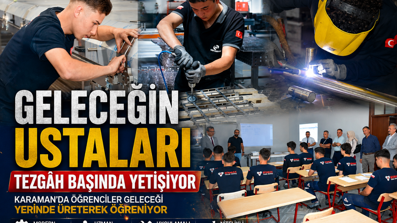 Karamanlı Öğrenciler Sınıftan Üretim Sahasına İndi