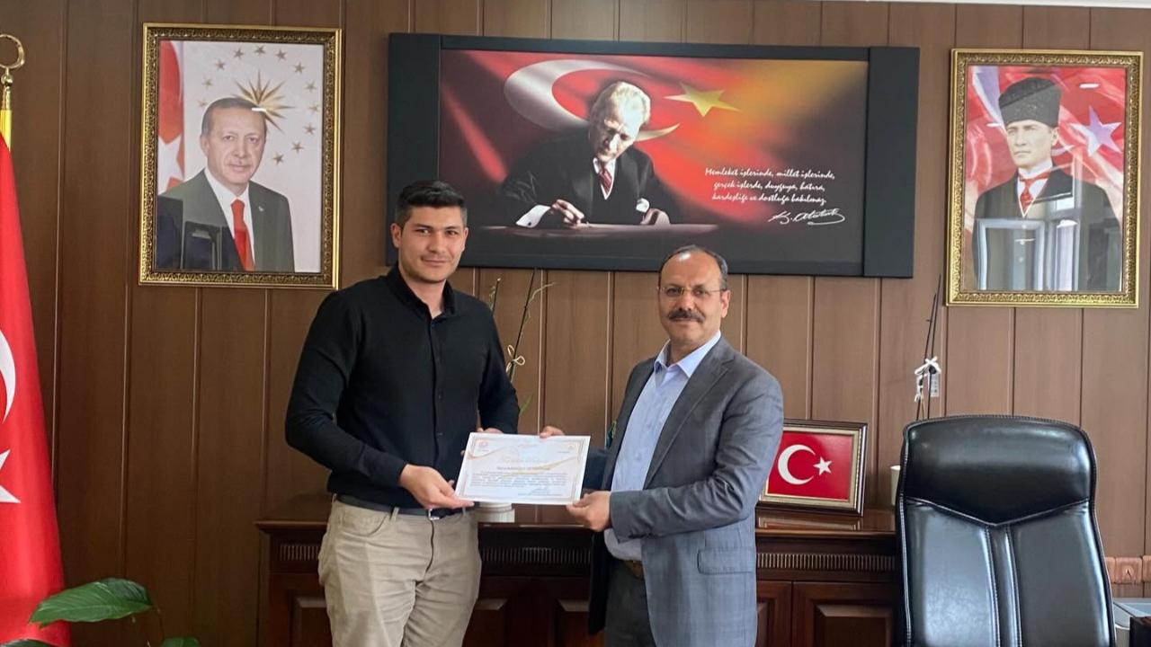 KMÜ İş Birliği Protokolüne Katkı Sunan Personele Teşekkür Belgesi Verildi