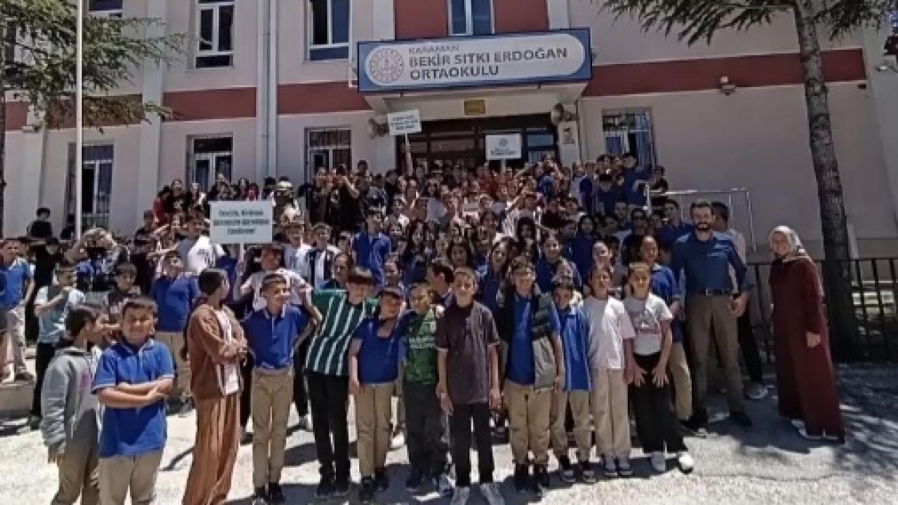 Öğrencilere Çevre Bilinci Aşılandı