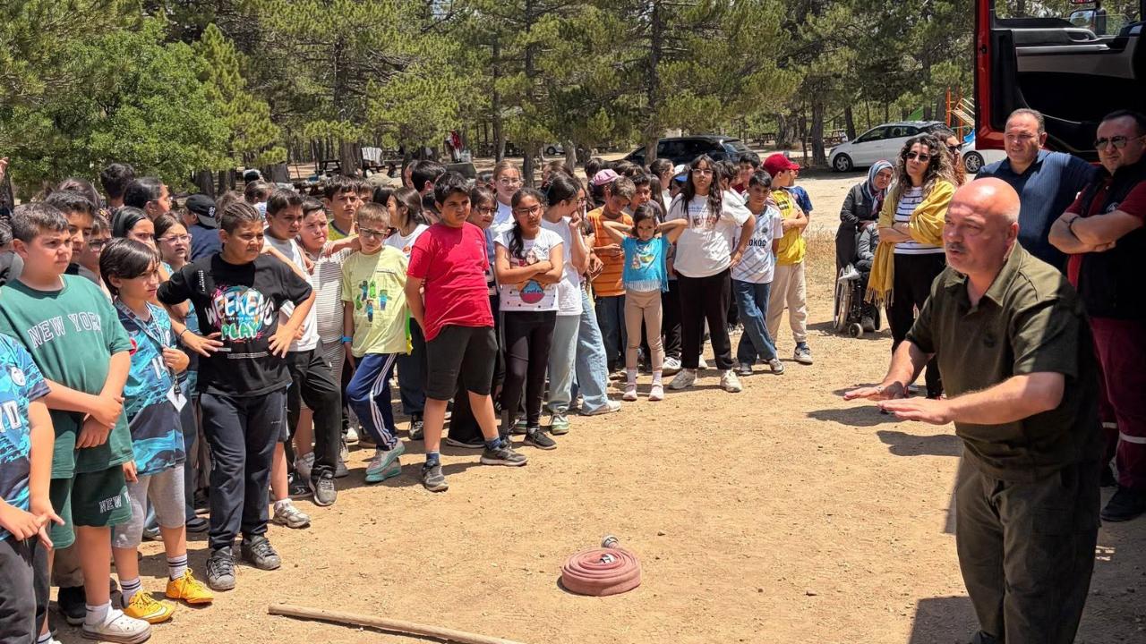 Öğrencilere Orman Yangınları Eğitimi Verildi