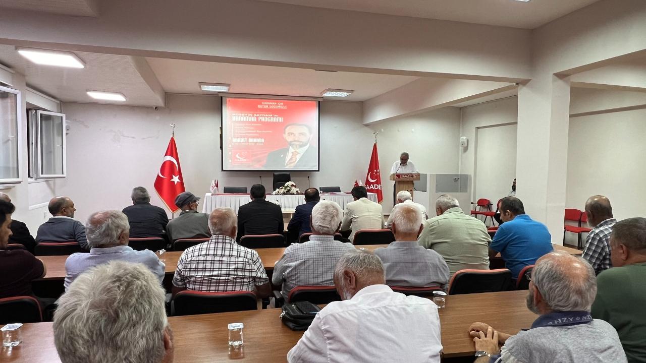 Saadet Partisi'nde Divan Toplantısı Yapıldı