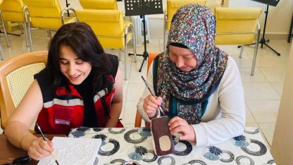 Şehit ve Gazi Yakınları Sanatla Üretiyor