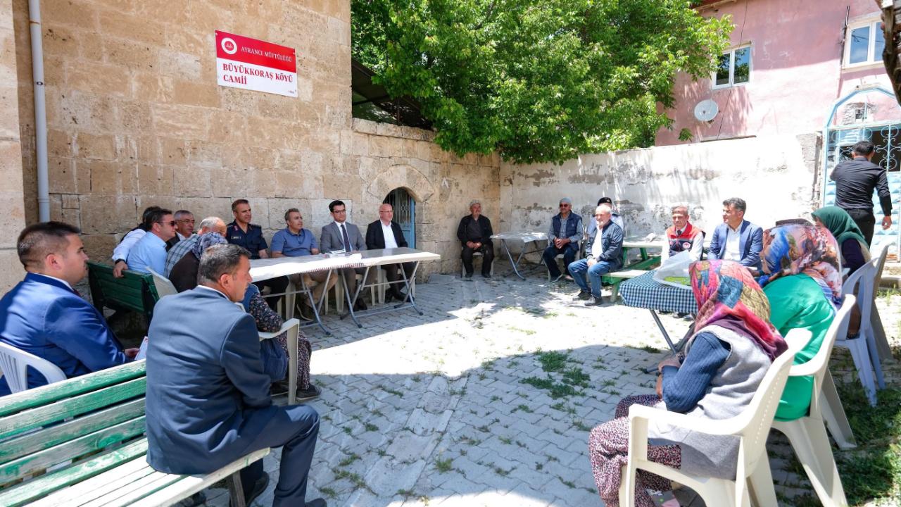 Vali Çiçek Ayrancı Köylerinde Vatandaşlarla Buluştu