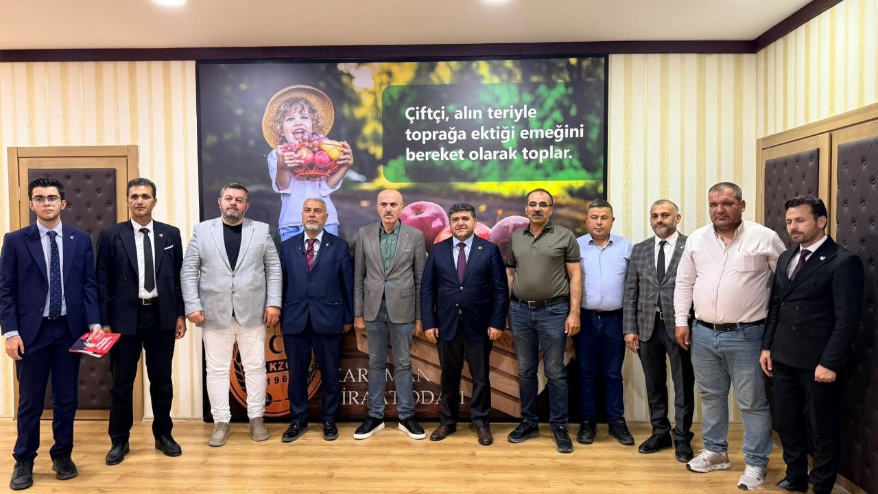 Yeniden Refah Partisi Heyetinden Karaman Ziraat Odası’na Ziyaret