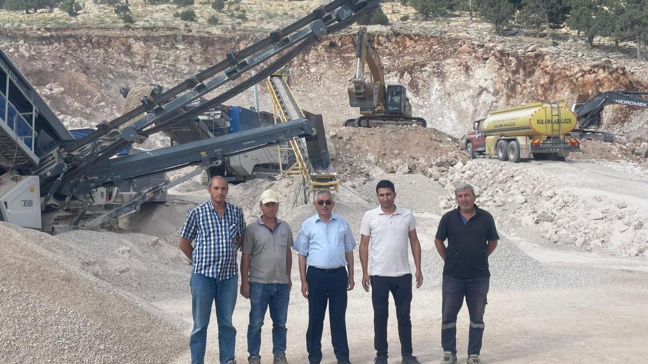 Alanlı, Köylerde Devam Eden Çalışmaları Yerinde İnceledi