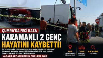 Çumra'da Feci Kaza: Karamanlı Genç Hayatını Kaybetti