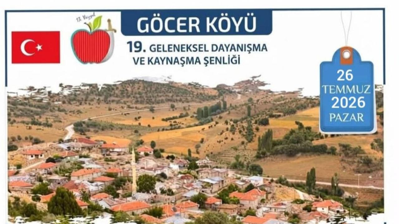 Göcer Köyü'nde Dayanışma ve Kaynaşma Şenliği 26 Temmuz'da Düzenlenecek