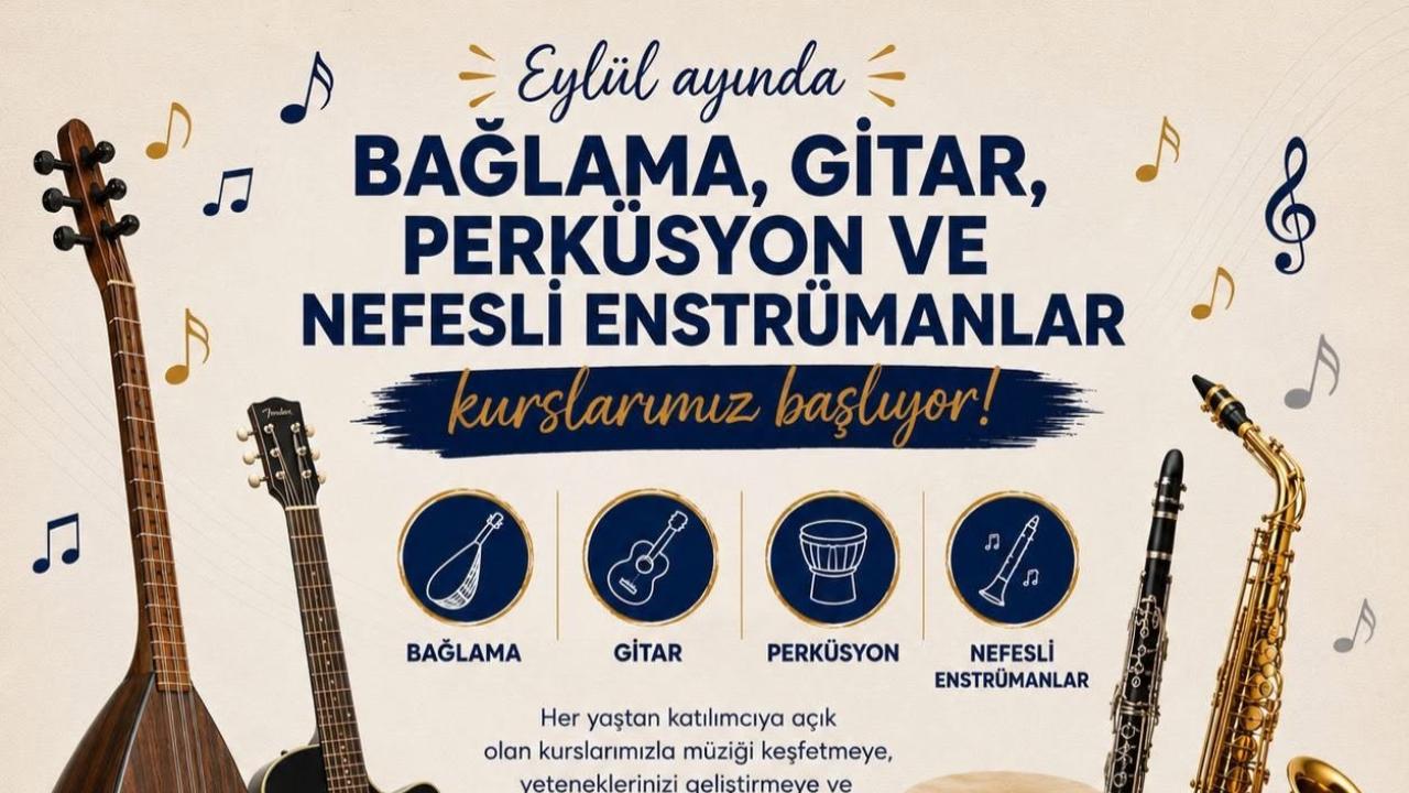 Karaman Kent Konseyi'nden Ücretsiz Müzik Kursları İçin Kayıt Duyurusu