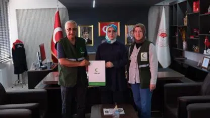 Karaman Yeşilay'dan İl Tarım ve Orman Müdürlüğü'ne Ziyaret