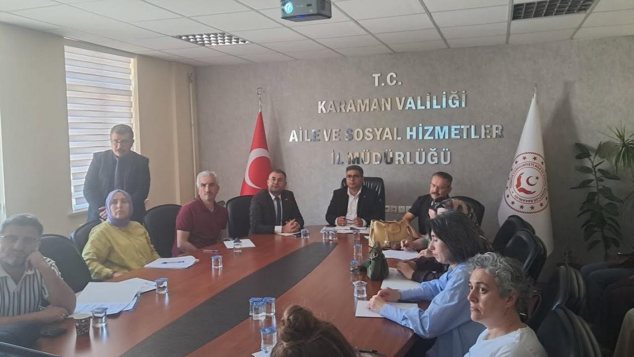 Karaman'da Afetlere Karşı Psikososyal Destek Hazırlıkları Masaya Yatırıldı