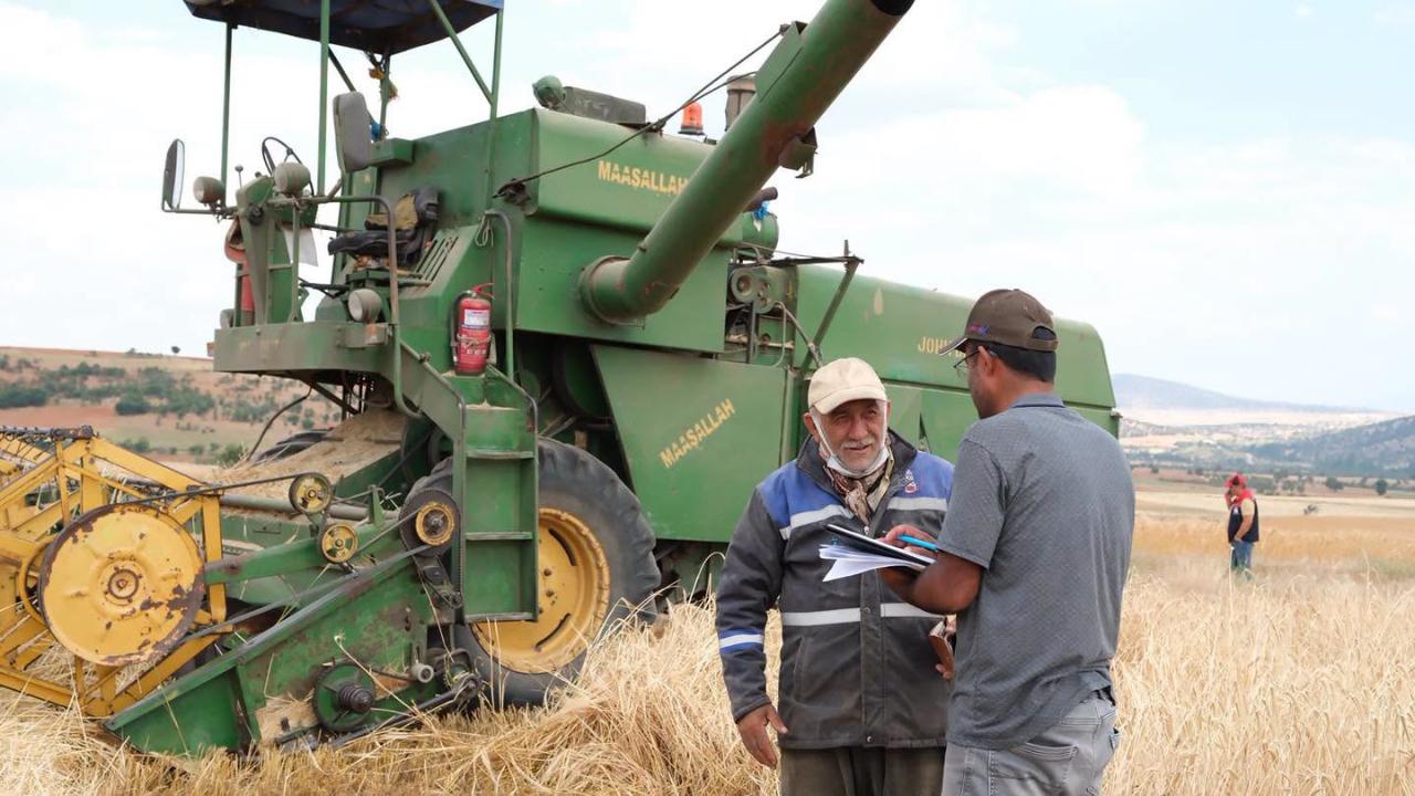 Karaman'da Hasat Sezonunda Biçerdöver Denetimleri Sıklaştırıldı