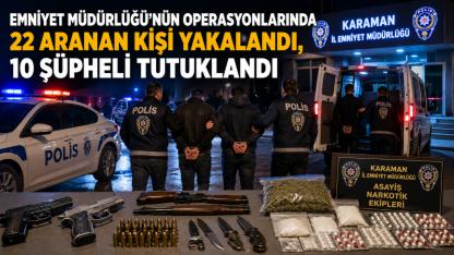 Karaman’da Suçlulara Geçit Yok: