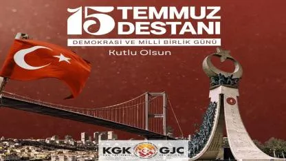 KGK; “15 TEMMUZ’U UNUTMADIK, UNUTTURMAYACAĞIZ”