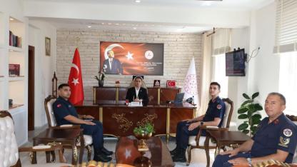 Yeni Komutandan Ziyaret